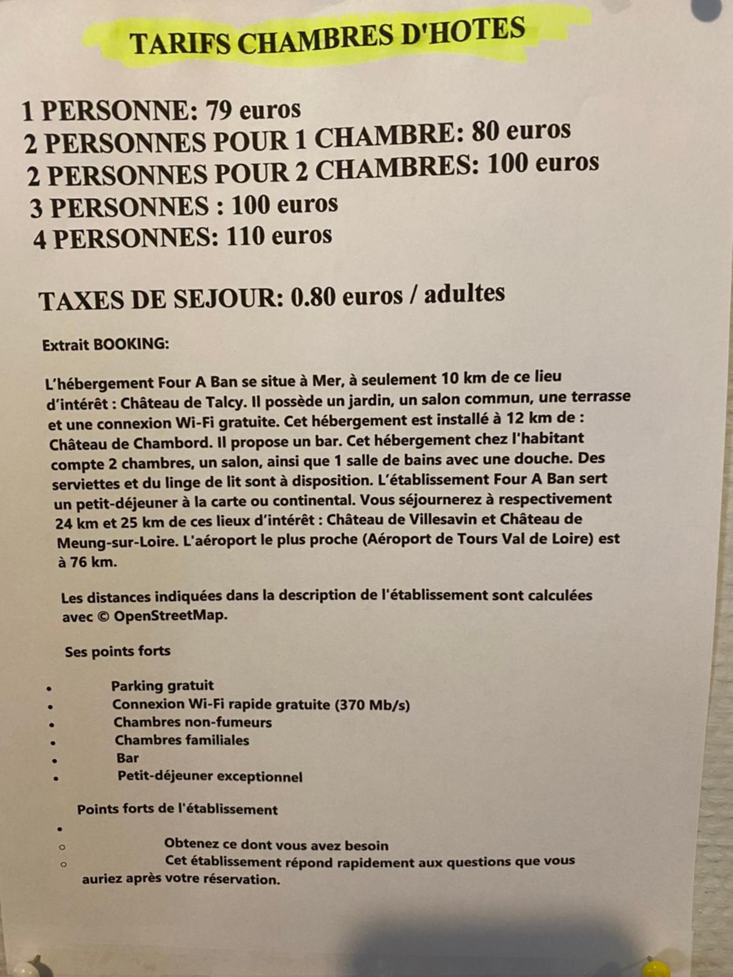 Four A Ban Séjour chez l'habitant